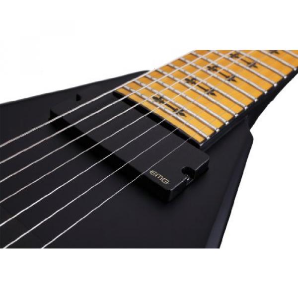 Schecter Jeff Loomis JLV-7 NT Left Handed 7-String Electric Guitar, Satin Black #3 image