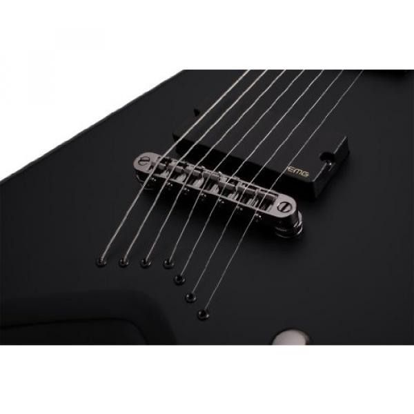 Schecter Jeff Loomis JLV-7 NT Left Handed 7-String Electric Guitar, Satin Black #5 image
