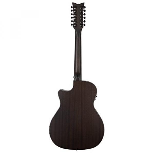 Schecter 3714 12-String Acoustic-Electric Guitar, Satin See-Thru Black #2 image