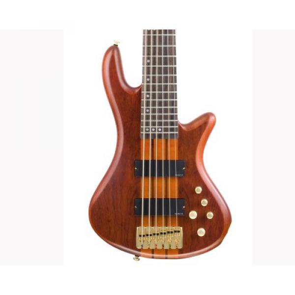 Schecter Stiletto Studio-6 Electric Bass (6 String, Honey Satin) #2 image