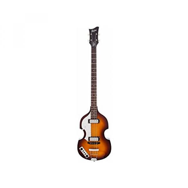 Hofner Violin Bass - Ignition Left-Handed Sunburst 4-String Electric Bass w/ Case #1 image