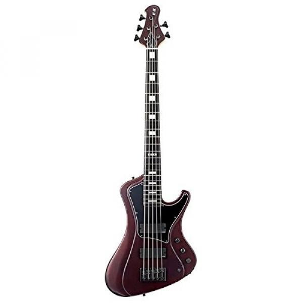 ESP EIISTREAMSL5DMRS Bass Guitar, Deep Red Metallic Satin #1 image