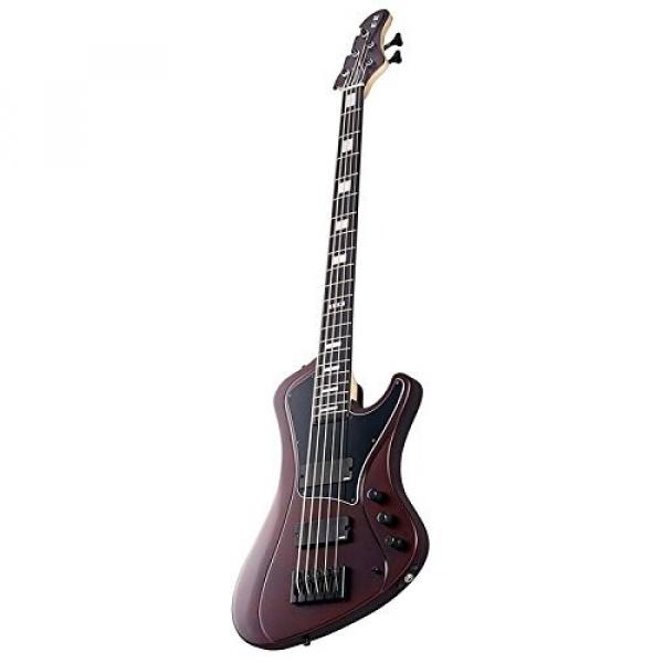 ESP EIISTREAMSL5DMRS Bass Guitar, Deep Red Metallic Satin #3 image