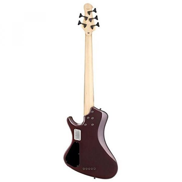 ESP EIISTREAMSL5DMRS Bass Guitar, Deep Red Metallic Satin #4 image