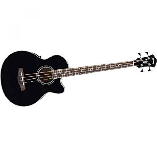 Ibanez AEB10EBK Acoustic Electric Bass, Black #1 image