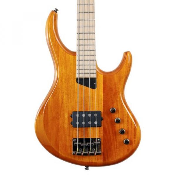 MTD Kingston &quot;The Artist&quot; Bass Guitar (4 String, Maple, Amber) #2 image