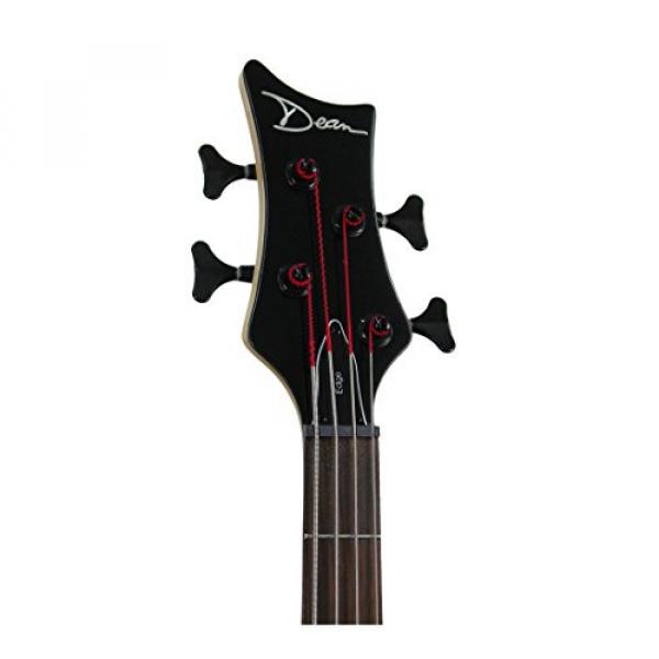 Dean E4 EMG CBK Edge 4-String Bass Guitar with EMGs, Classic Black #2 image