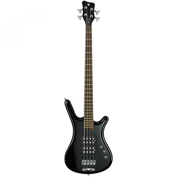 Warwick Corvette $$ Bass Guitar (4 String, Black, High Polish) #2 image