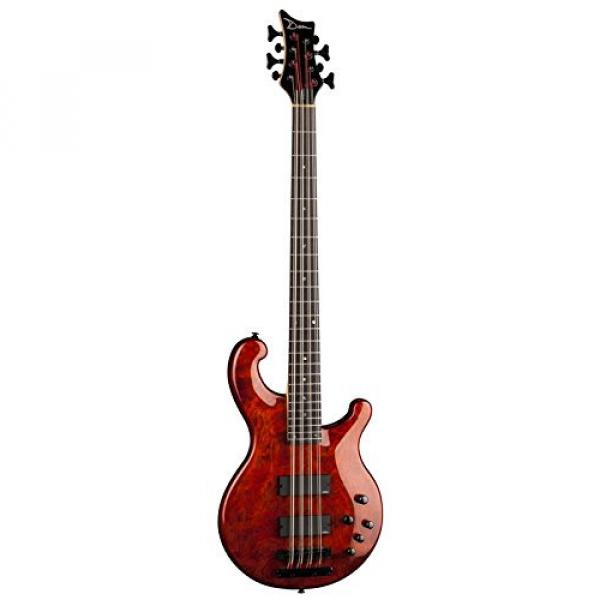 Dean RH8 BUBINGA Rhapsody 8 Bass Guitar, Gloss Natural #1 image