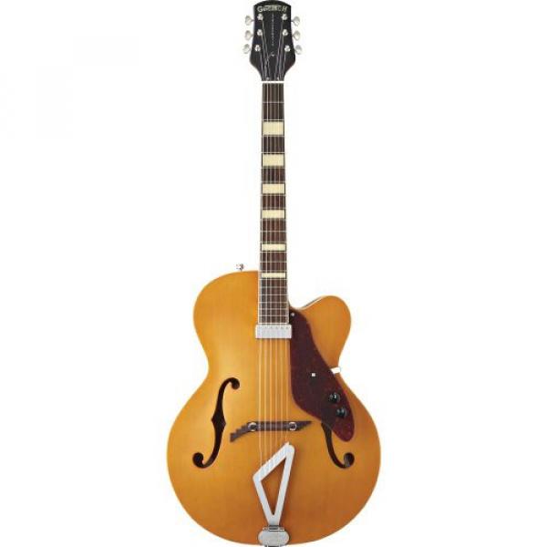 Gretsch G100CE Synchromatic Archtop Cutaway Acoustic Electric Guitar, Natural #1 image