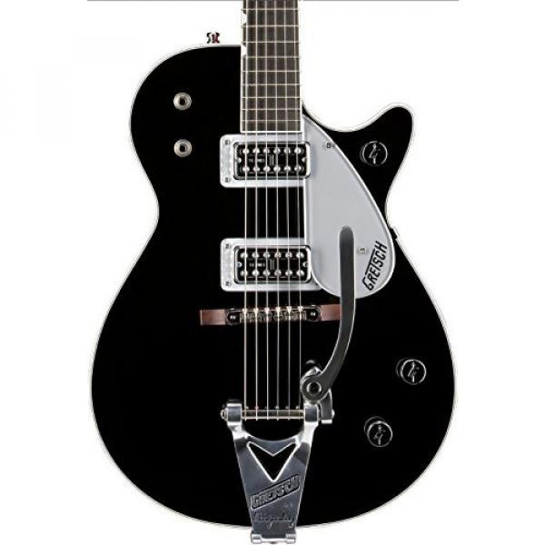 Gretsch G6128T-TVP Power Jet Electric Guitar with Bigsby - Black #1 image