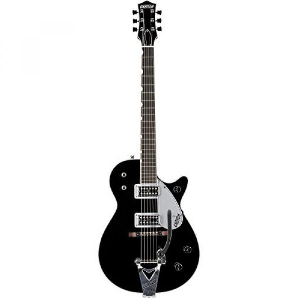 Gretsch G6128T-TVP Power Jet Electric Guitar with Bigsby - Black #3 image