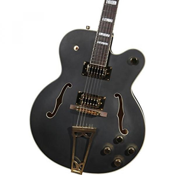 Gretsch G5191BK Tim Armstrong Signature Electromatic Hollow Body Electric Guitar - Black #2 image