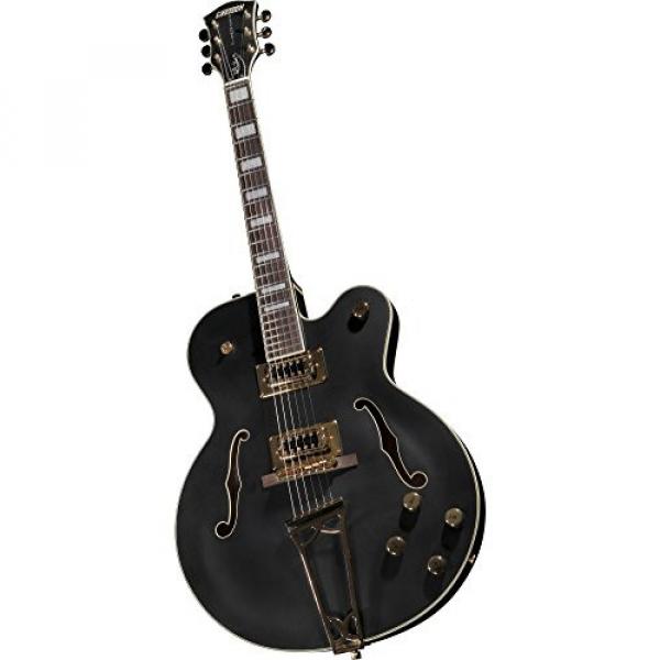 Gretsch G5191BK Tim Armstrong Signature Electromatic Hollow Body Electric Guitar - Black #6 image