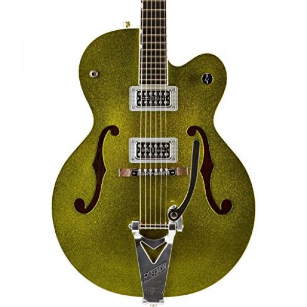 Gretsch Guitars G6120SH Brian Setzer Hot Rod Semi-Hollow Electric Guitar Green Sparkle #1 image