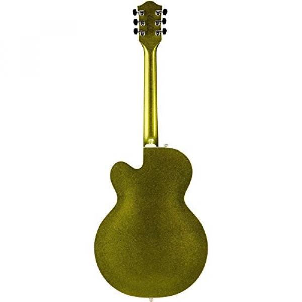 Gretsch Guitars G6120SH Brian Setzer Hot Rod Semi-Hollow Electric Guitar Green Sparkle #4 image