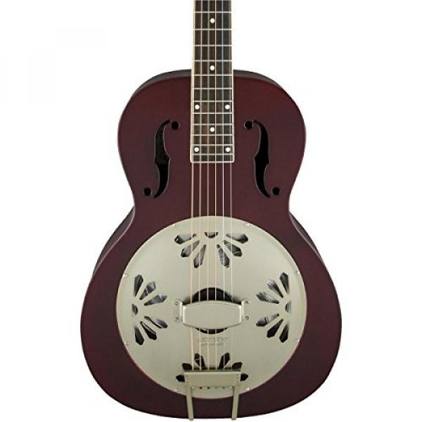 Gretsch Guitars Limited Edition Roots Series G9202 Honey Dipper Special Resonator Acoustic Guitar Oxblood #1 image
