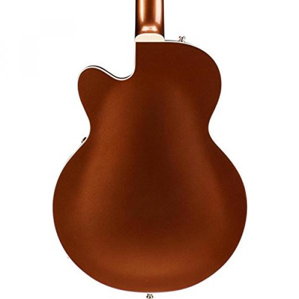 Gretsch Guitars G6112TCB-JR Center-Block Semi-Hollow Electric Guitar LTD 2-Tone: Jaguar Tan/Copper Metallic #2 image