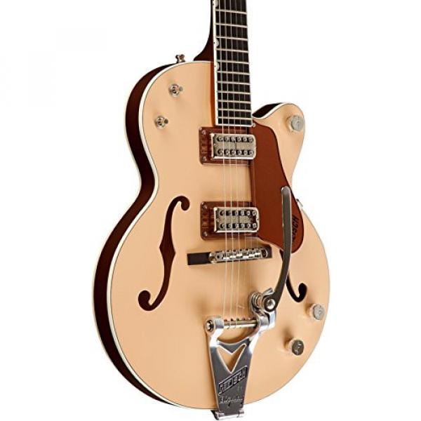 Gretsch Guitars G6112TCB-JR Center-Block Semi-Hollow Electric Guitar LTD 2-Tone: Jaguar Tan/Copper Metallic #5 image