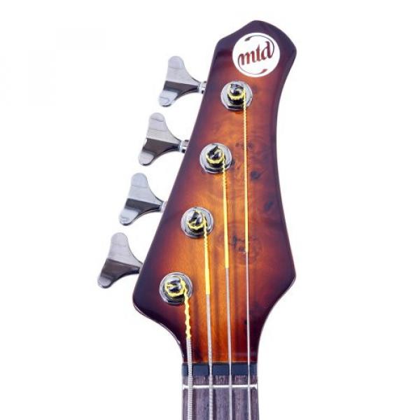 MTD Kingston &quot;The Z&quot; Bass Guitar (4 String, Rosewood/Tobacco Sunburst) #3 image