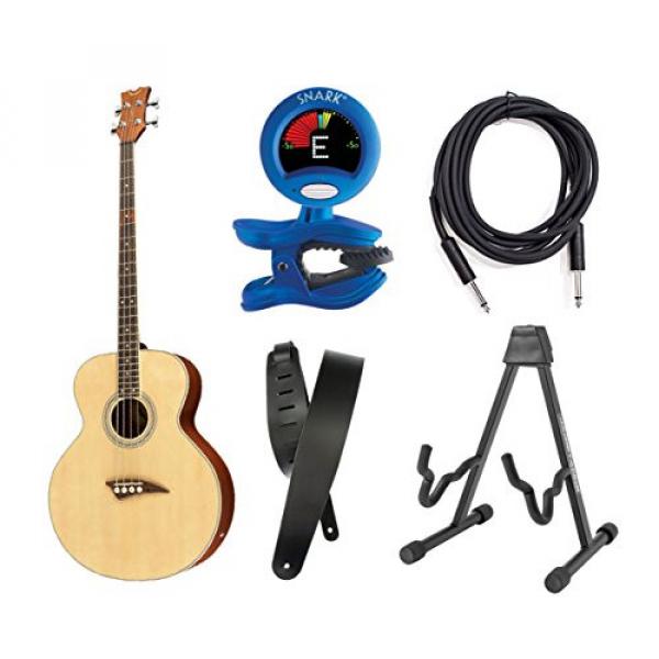 Dean Guitars EAB Acoustic-Electric Bass With Tuner, Stand, Strap And Cable #1 image
