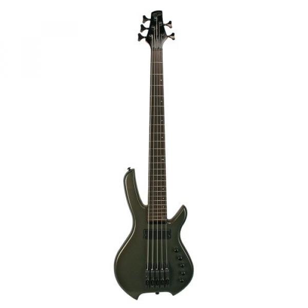 LightWave Saber Bass Hybrid 5-String Fretted, Metallic Silver #1 image