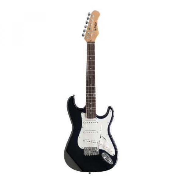 Challenge CH-E11134-BK Standard 3/4 Electric Guitar, Black #1 image