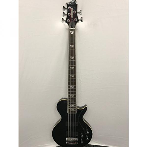 Fernandes Monterey 5 Deluxe Bass Guitar w/Set Neck - Black #1 image