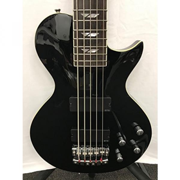 Fernandes Monterey 5 Deluxe Bass Guitar w/Set Neck - Black #2 image
