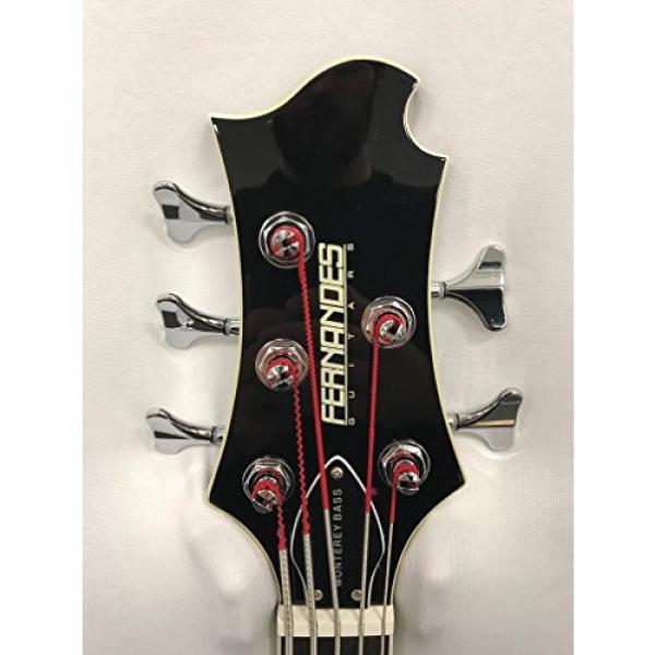 Fernandes Monterey 5 Deluxe Bass Guitar w/Set Neck - Black #3 image