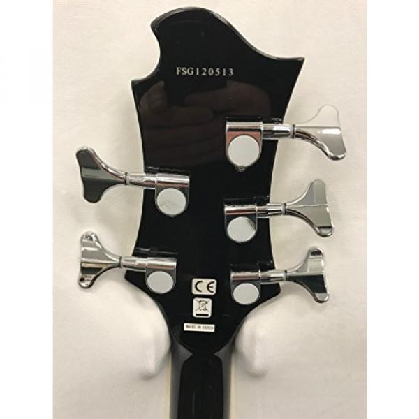 Fernandes Monterey 5 Deluxe Bass Guitar w/Set Neck - Black #4 image