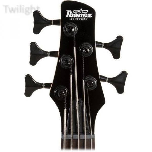 Ibanez GSR205SMCNB - 5-String Electric Bass Guitar - GIO Series (Charcoal Brown Burst) #6 image