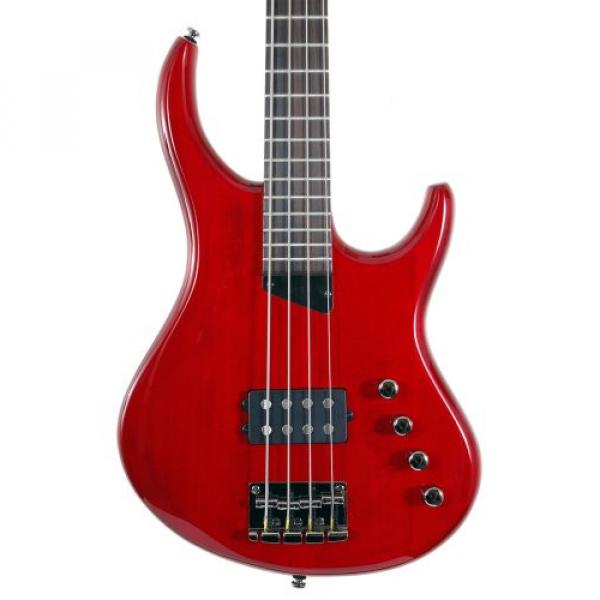 MTD Kingston &quot;The Artist&quot; Bass Guitar (4 String, Rosewood, Transparent Cherry) #2 image