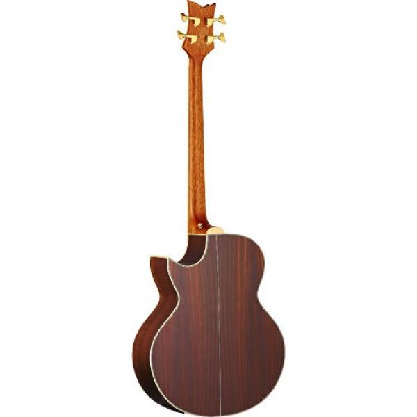 Ortega Guitars D2-4 Deep Series Two 4-String Acoustic Bass with Solid Cedar Top, Rosewood Body, Satin Finish #2 image