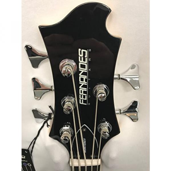 Fernandes Monterey 5 X Bass Guitar - Black #4 image