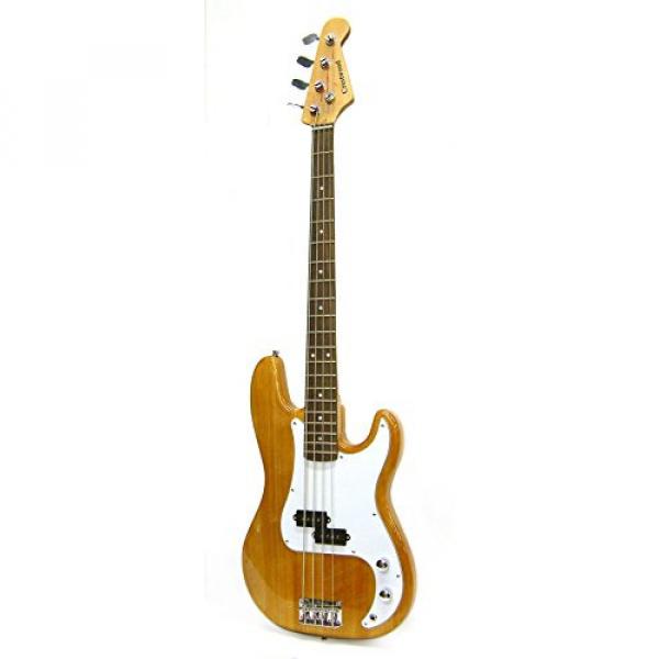Crestwood Bass Guitar 4 String Natural P-Style #1 image
