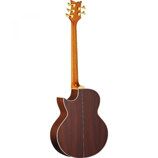 Ortega Guitars D2-5 Deep Series Two 5-String Acoustic Bass with Solid Cedar Top, Rosewood Body, Satin Finish #2 image