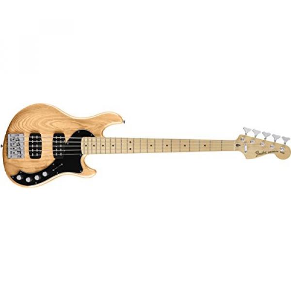 Fender Deluxe Dimension Bass V, Maple Fingerboard, Natural #1 image