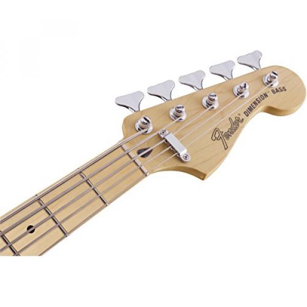 Fender Deluxe Dimension Bass V, Maple Fingerboard, Natural #6 image
