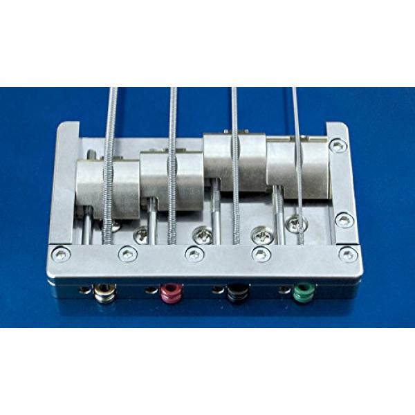 KSM FOUNDATION Bass Bridge (4-string) &quot;Nickel Body with Nickel Bolts&quot; #2 image