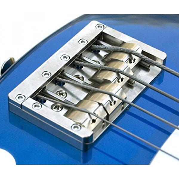 KSM FOUNDATION Bass Bridge (4-string) &quot;Nickel Body with Nickel Bolts&quot; #4 image