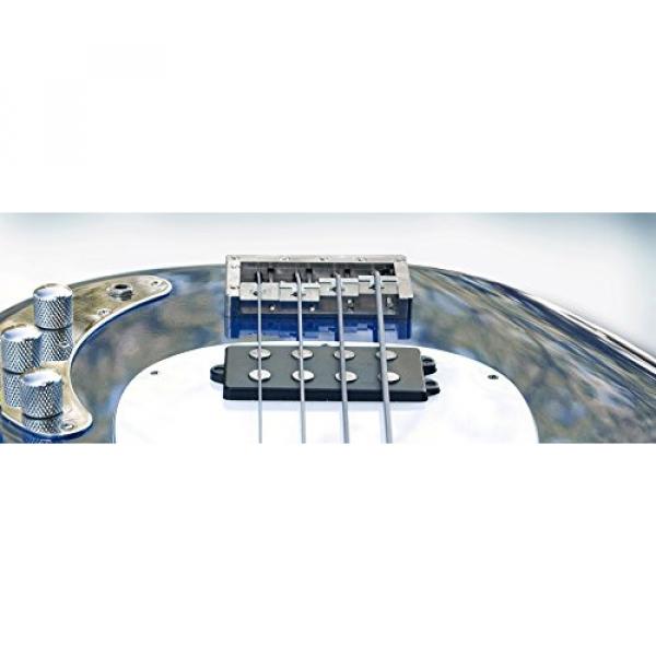 KSM FOUNDATION Bass Bridge (4-string) &quot;Nickel Body with Nickel Bolts&quot; #5 image