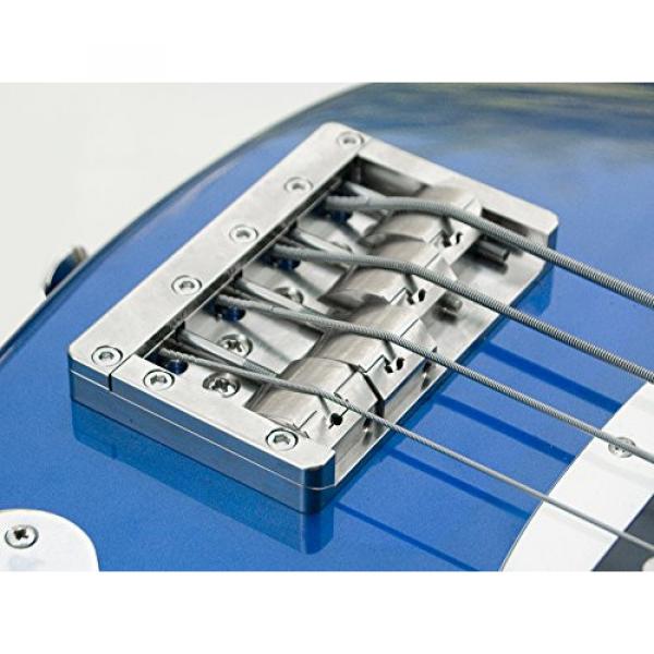 KSM FOUNDATION Bass Bridge (4-string) &quot;Nickel Body with Nickel Bolts&quot; #6 image