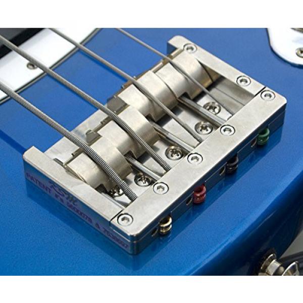 KSM FOUNDATION Bass Bridge (4-string) &quot;Nickel Body with Nickel Bolts&quot; #7 image