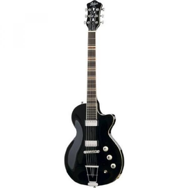 Hofner HCT-CS10-BK-O CT Club Guitar - Black with Case #1 image