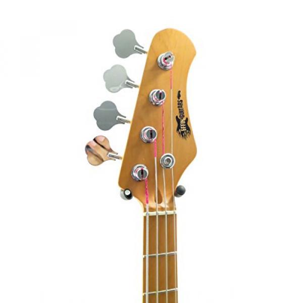 Effin Guitars model EJB/MRD Vintage Look Metallic Red Jazz Style Bass Guitar #2 image