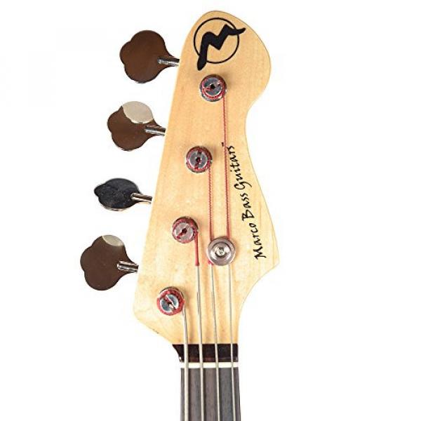 Marco Bass Guitars MIJ JB4 Sunburst #6 image