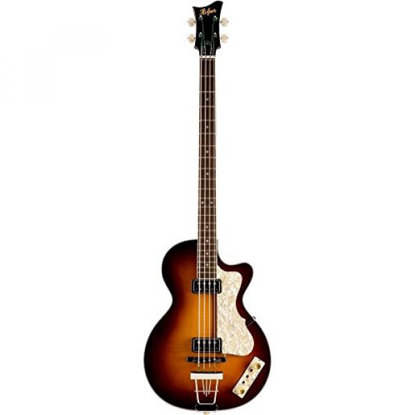 Hofner 500/2 Club Bass Guitar Sunburst #3 image
