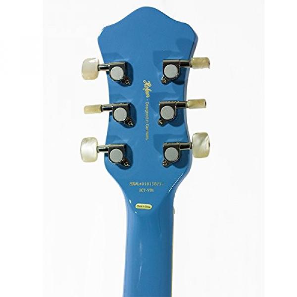 Hofner Verythin Limited Edition Contemporary Series Powder Blue 6-String Electric Guitar w/ Bigsby #6 image