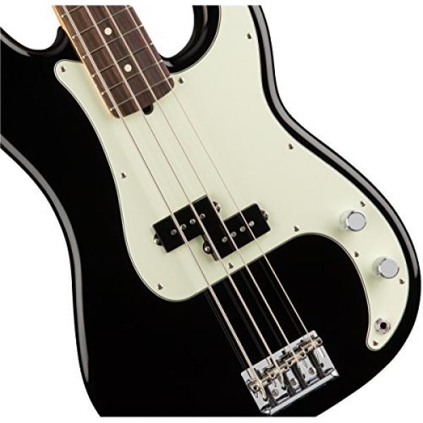 Fender American Professional Precision Bass - Black with Rosewood Fingerboard #4 image